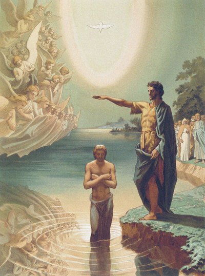 El Bautismo de Cristo de Grigori Grigorevich (after) Gagarin