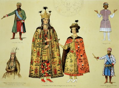 Trajes de los siglos XVII y XVIII, lámina 56 de 