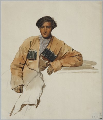 Retrato de Christophor Dmitrievich Sanikidze de Grigori Grigorevich Gagarin