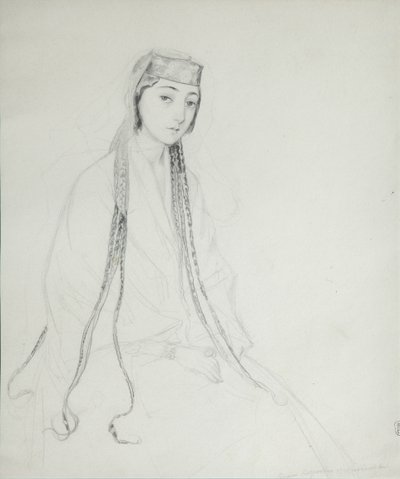 Retrato de la princesa Maria Maiko Orbeliani 1818-1849, 1840-1842 de Grigori Grigorevich Gagarin