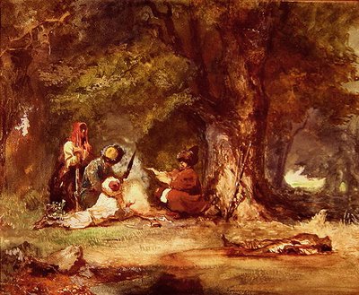 Soldados rusos durante las guerras del Cáucaso de 1817-64 de Grigori Grigorevich Gagarin
