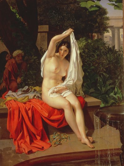 Susana y los ancianos, 1831 de Grigori Ignatevich Lapchenko