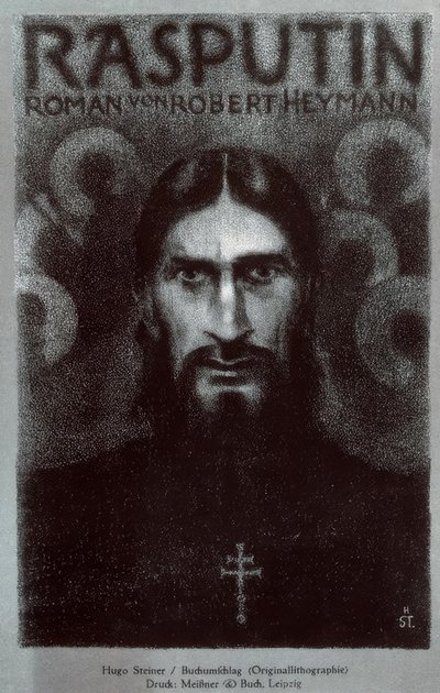 Rasputin / Portada de libro 1919 de Grigori Jefimowitsch Rasputin