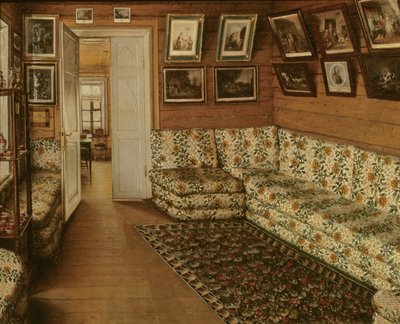 Sala de recepción de una casa solariega de Grigori Vasilievich Soroka