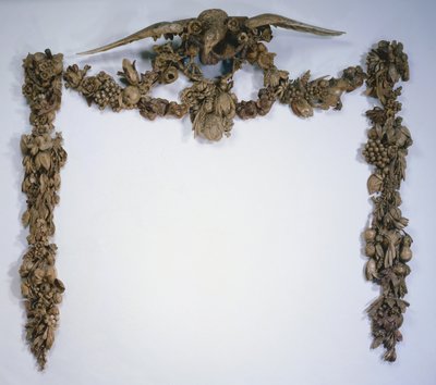 Decoración de sobrechimenea, c. 1675-1677 de Grinling Gibbons