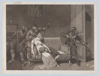 Primera escena de ladrones, ca. 1805 de Gror