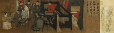 Revelaciones nocturnas de Han Xizai de Gu Hongzhong