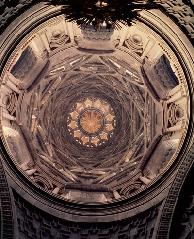 Cúpula de la Capilla del Santo Sudario, 1668-94 de Guarino Guarini
