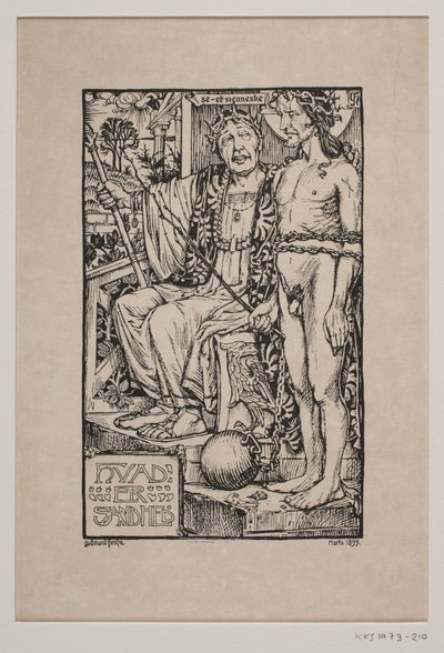 Cristo ante Pilato de Gudmund Hentze
