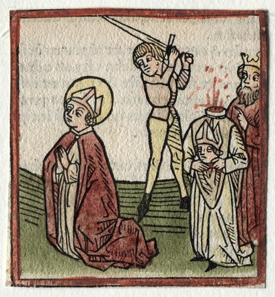 Sts. Theonestus and Albanus; or St. Pancrace de Günther Zainer