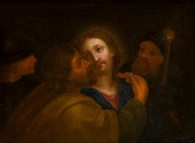 Traición de Cristo, c.1610-66 (óleo sobre lienzo) de Guercino
