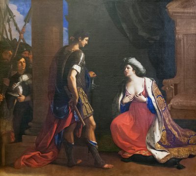 Cleopatra ante Octavio de Guercino (1591 1666)