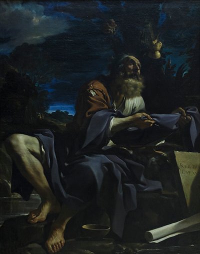 Elías alimentado por cuervos de Guercino (1591 1666)