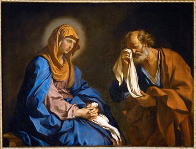 Les larmes de St. Pierre - Las lágrimas de San Pedro ... de Guercino (1591-1666)