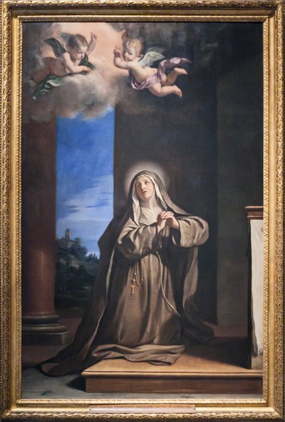 Santa María Magdalena Penitente (óleo sobre lienzo) de Guercino (1591 1666)