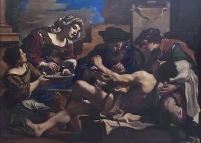 San Sebastián atendido por Irene de Guercino (1591 1666)