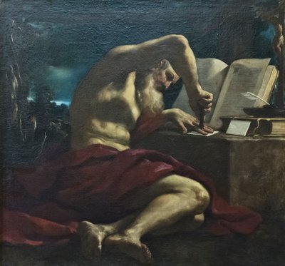 San Lucas de Guercino (1591 1666) (studio)