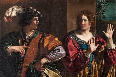 Amnón y Tamar de Guercino
