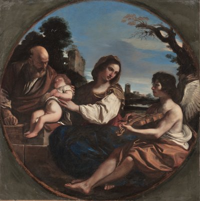 Descanso en la Huida a Egipto de Guercino (1591 1666)