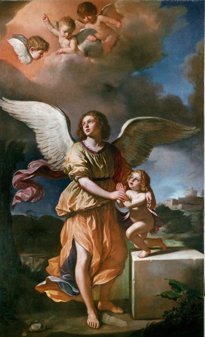 El ángel de la guarda de Guercino