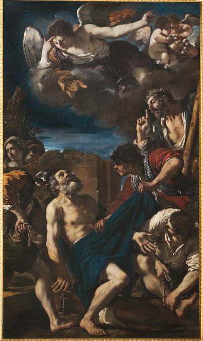 El martirio de San Pedro de Guercino