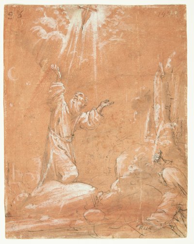 La estigmatización de San Francisco de Asís de Guercino