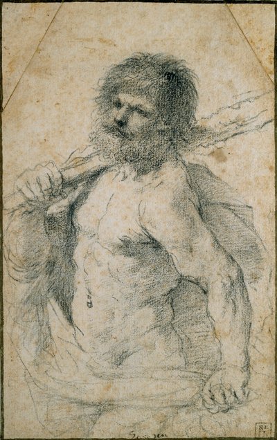 Hércules, siglo XVII de Guercino