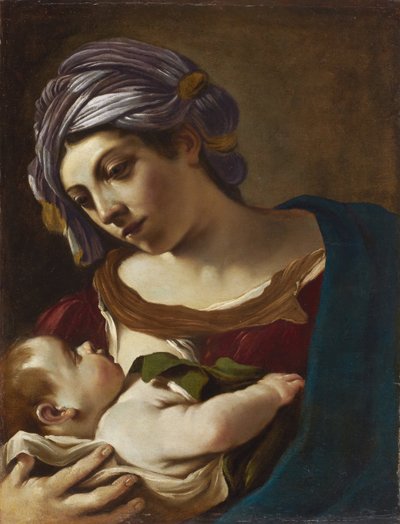Virgen con el Niño de Guercino