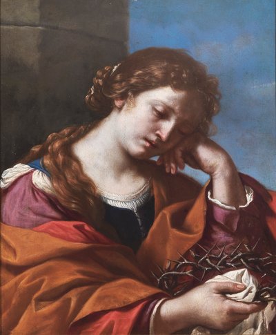 María Magdalena con la corona de espinas, 1632 de Guercino