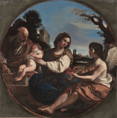 Rest on the Flight into Egypt de Guercino