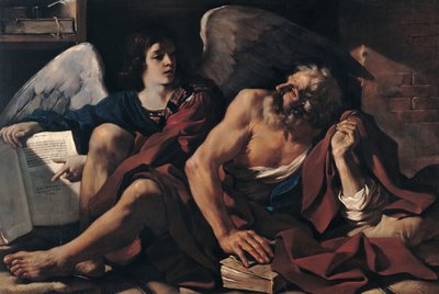 San Mateo y el Ángel de Guercino