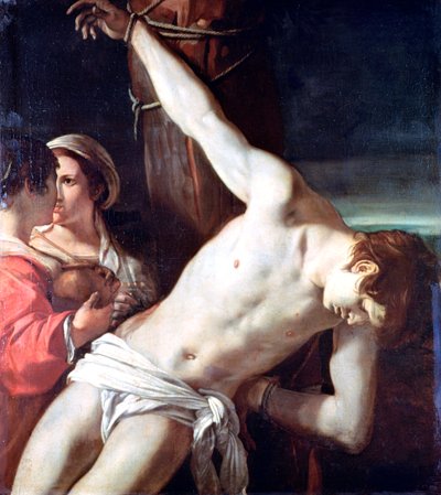 San Sebastián, c1611-1666 de Guercino
