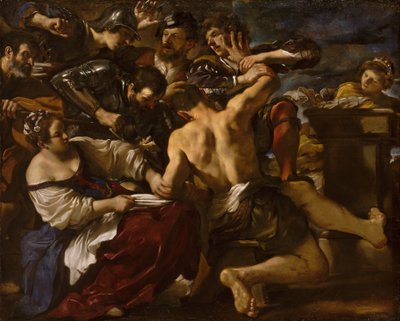 Sansón capturado por los filisteos, 1619 de Guercino