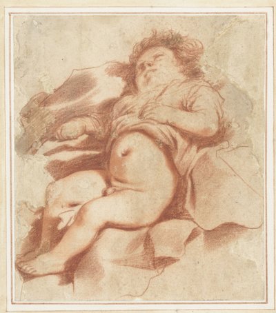 Estudio de un niño dormido de Guercino