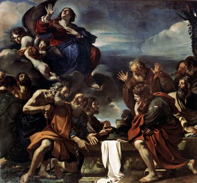 La Asunción de la Santísima Virgen María, 1623 de Guercino
