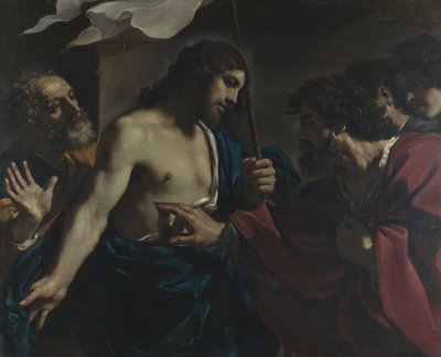 La incredulidad de Santo Tomás, 1621 de Guercino