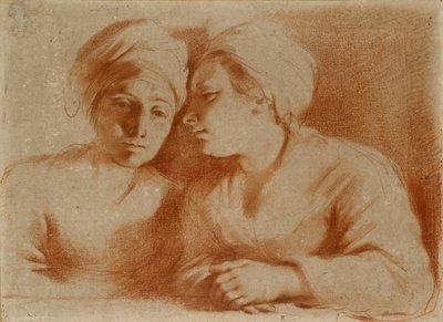 Dos mujeres sentadas de Guercino