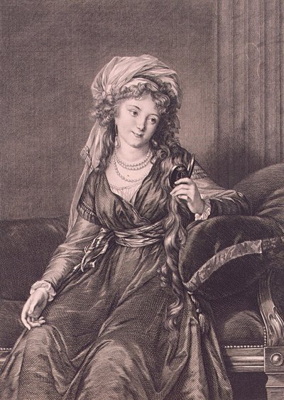Retrato de la condesa Yekaterina Skavronskaya, nacida von Engelhardt 1761-1829 de Guglielmo Morghen