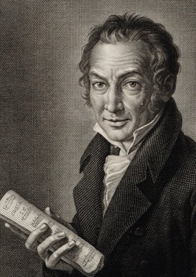 Retrato del compositor Nicola Antonio Zingarelli 1752-1837, 1816 de Guglielmo Morghen
