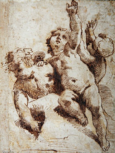 Querubines, c.1620 de Guido (attr. to) Reni