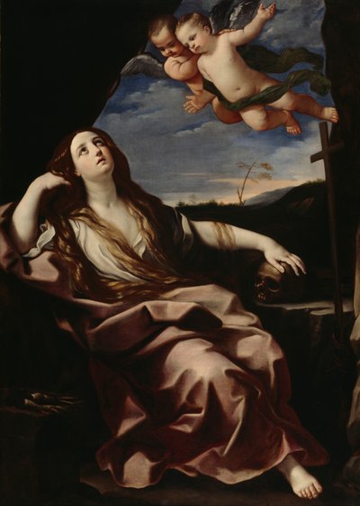 Santa María Magdalena (óleo sobre lienzo) de Guido (follower of) Reni