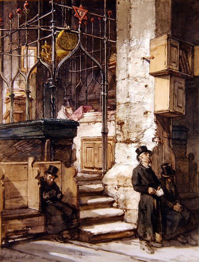 La sinagoga en Praga de Guido Bach
