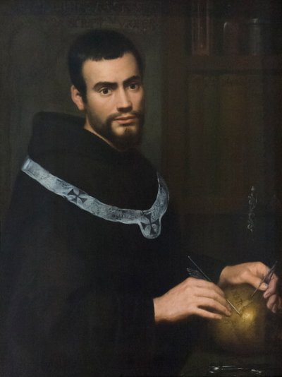 Retrato de un joven monje (óleo sobre lienzo) de Guido Cagnacci