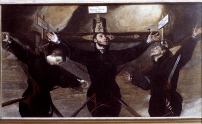 Tres mártires jesuitas de Japón de Guido Cagnacci