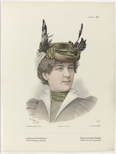 La Modiste Universelle, octubre de 1894, nº 884 de Guido Gonin