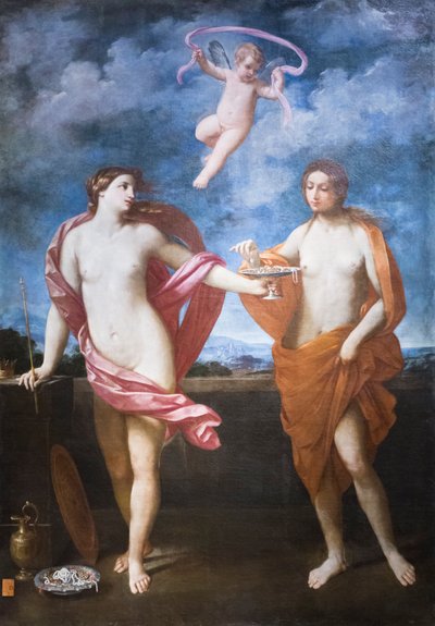 Alegoría de la liberalidad y la modestia de Guido Reni