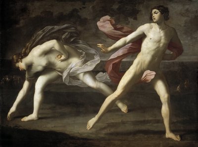 Atalanta y Hipómenes, 1618-1619 de Guido Reni