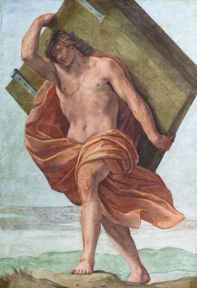 Frescos del techo de la sala de las bodas Aldobrandini, que representan escenas de las historias de Sansón (fresco) de Guido Reni