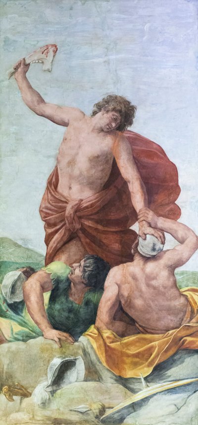 Frescos del techo de la sala de las bodas Aldobrandini, que representan escenas de las historias de Sansón (fresco) de Guido Reni