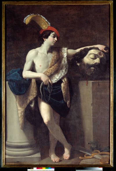 David sosteniendo la cabeza de Goliat de Guido Reni